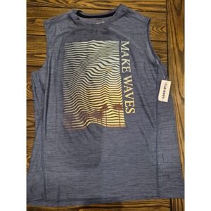 Boys Old Navy Tank Top Size L 10/12 Blue‎ NWT